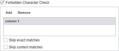 13. Preferences Source Capitalization Mismatch Check upper case text in the source that is in lower case in the Check target Skip exact matches Disable or enable checking for capitalization on exact