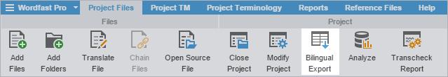 6. Project Files Close Project There can only be one project open at a time, therefore, an open project must be closed before opening another.