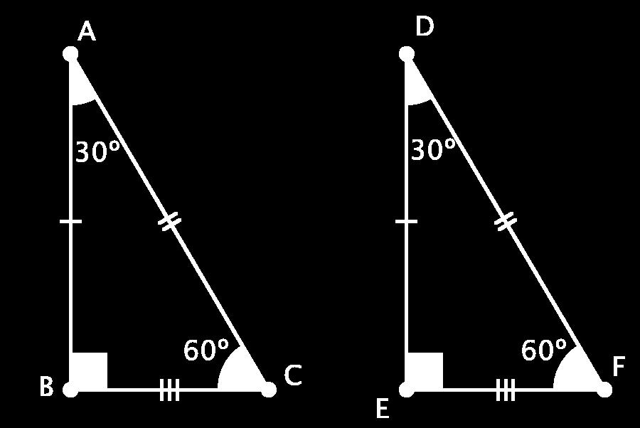 Identifying Congruent and Similar Triangles Two triangles are congruent if they are exactly the same size and shape.