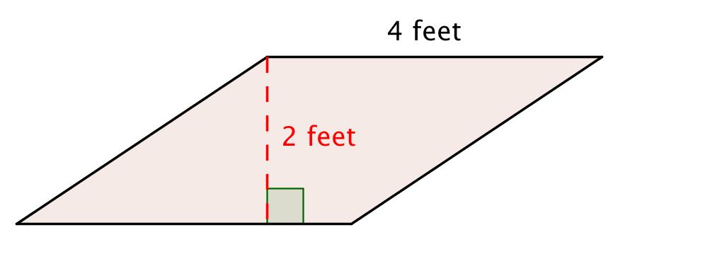 Base (b) for the length (of the base), and height (h) for the width of the line perpendicular to the base is often used.