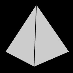 Polyhedrons are shapes that have four or more faces, each one being a polygon. These include cubes, prisms, and pyramids.