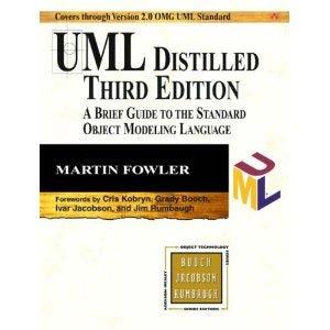 UML Reference Martin Fowler, UML distilled : a brief guide
