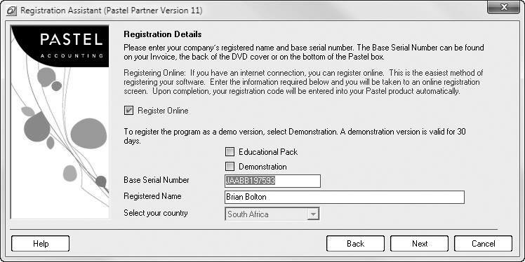 Multi-user Server; Demonstration. Use the Workstation Registration option to link workstations to a multi-user registration.