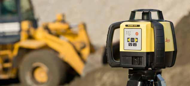 Construction Lasers Leica Rugby 600 Series Your reliable partner on site Fit, fast, tough Select the perfect team player for your site Leica Rugby lasers are the toughest rotating lasers suitable for
