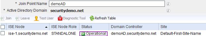 Adding AD Join Point Click Yes when prompted Would you like to Join all ISE Nodes to this Active Directory Domain?