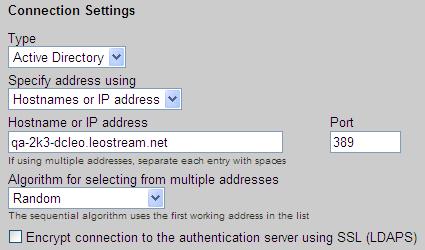 Using Leostream with the VMware View Direct-Connection Plug-in 3. In the Authentication Server name edit field, enter a name for this record in the Connection Broker. 4.