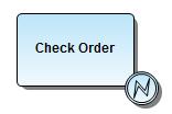 To place a second Message End Event in the diagram, expand the Business Process Objects palette and click the drop-down arrow to the right of the End Event icon. 5.