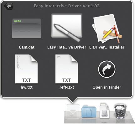 3 Launch Easy Interactive Driver Look for the pen icon in the lower right corner of your screen (Windows) or in the Dock (Mac OS X).