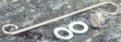5,0 mm / Ø 8,0 mm Ø 6,0 mm / Ø 9,0 mm Material Zink, plated steel Torque arm Part no.