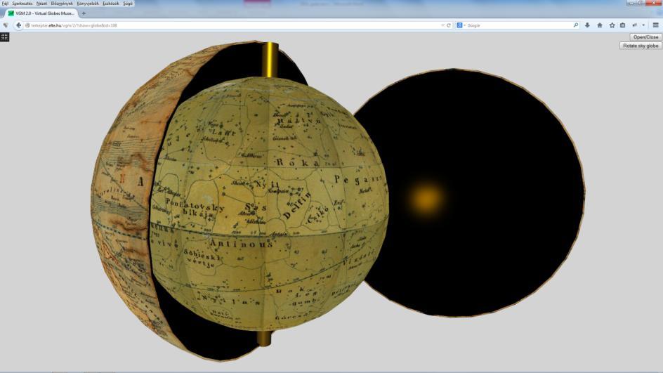 Figure 3: Model of an openable combo-globe. Cesium Cesium is a JavaScript virtual globe and map library written in JavaScript using WebGL.