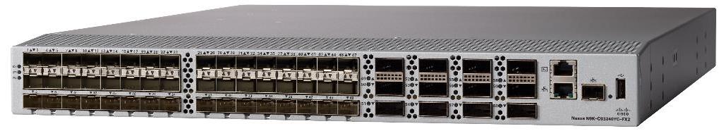 Cisco Nexus 93240YC-FX2 Switch Features and benefits The Cisco Nexus 9300-EX and 9300-FX platforms provide the following features and benefits: High performance, scalability, flexibility, and