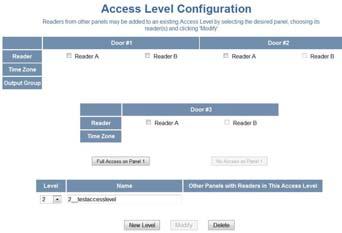 Step E - 24/7 Master Access Level Creation and Configuration 2 1 2 3 4 1 3 4 5 6 1.
