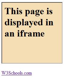 Bạn cũng có thể tùy chỉnh kích thước của frame này hoặc dùng như nơi thể hiện kết quả của link, như ví dụ sau <iframe src= "demo_iframe.