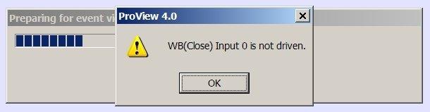 Clicking the OK button will take you to the Workbench where the error occurred. Questions?