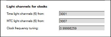 Using Clocks The LanBox has an internal Clock that allows you to synchronize Cue Lists with the time.