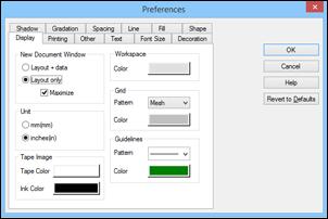 Editing Text Design in Label Editor Setting Default Preferences in Label Editor You can define default settings for the Label Editor screen, text formatting and printing options, and other features.