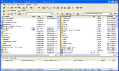 Linux/Mac user: scp file username@xfer.gacrc.uga.edu:/lustre1/username/workdir 3.