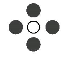 8-connected region: From a given pixel, the region that you can get to by a