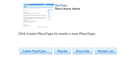 customize) Create PlaceType