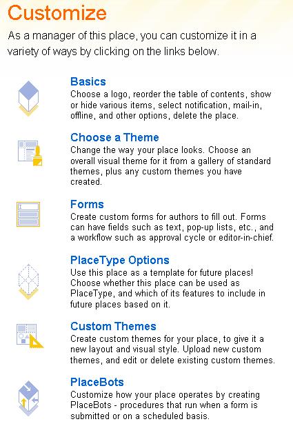 Basic Customization Basics Theme Choose a Theme