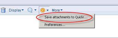 Notes Attachments Save received attachment