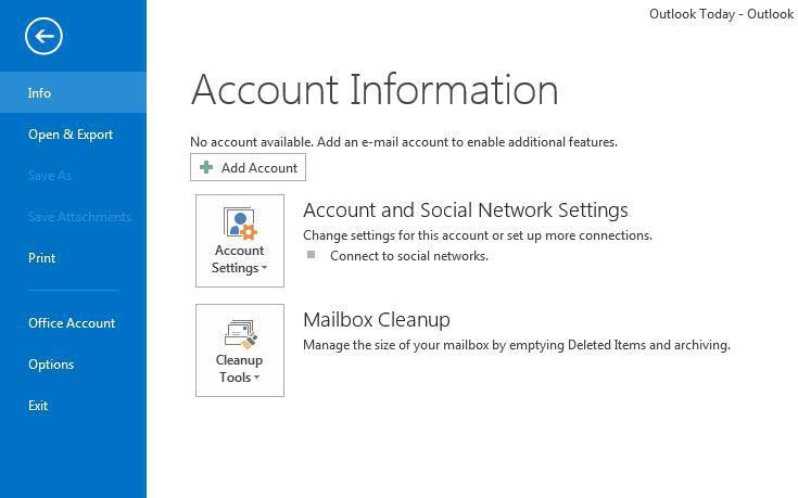 On the Auto Account Set-up screen, enter all the relevant details as shown in the screen below and click Next.