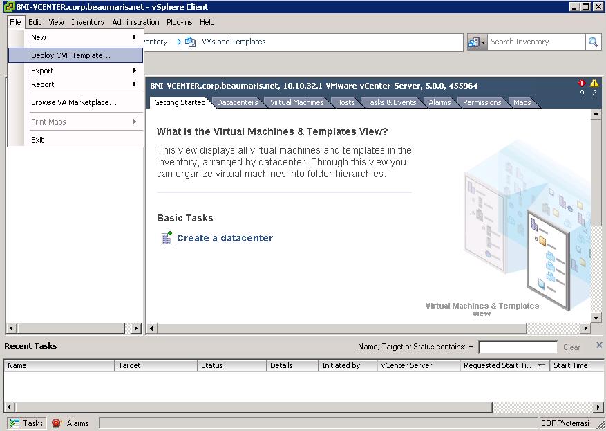 Installing the Videoscape Distribution Suite (VDS) Core Management Services Software onto a