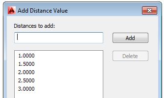 Set the Dist type to List. In the Dist value list row click the Build button to open the dialog. 1.
