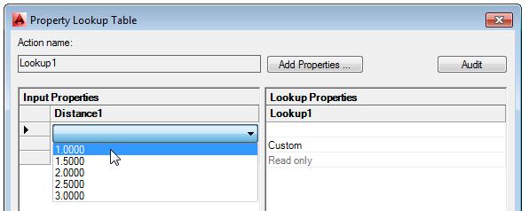 Click on the Lookup action located on the Actions tab in the Block Authoring Palette.