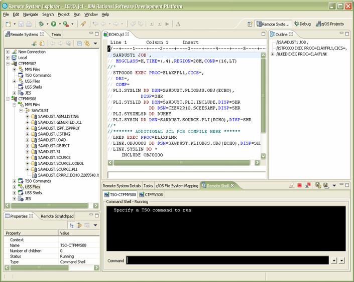 Rational Developer for System z What is RDz Eclipse-based IDE speeding modern composite (SOA)