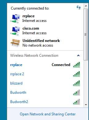 j. Close the Wireless Network Properties and the Network Connection Status windows. Select and rightclick the Wireless Network Connection option > Connect/Disconnect.