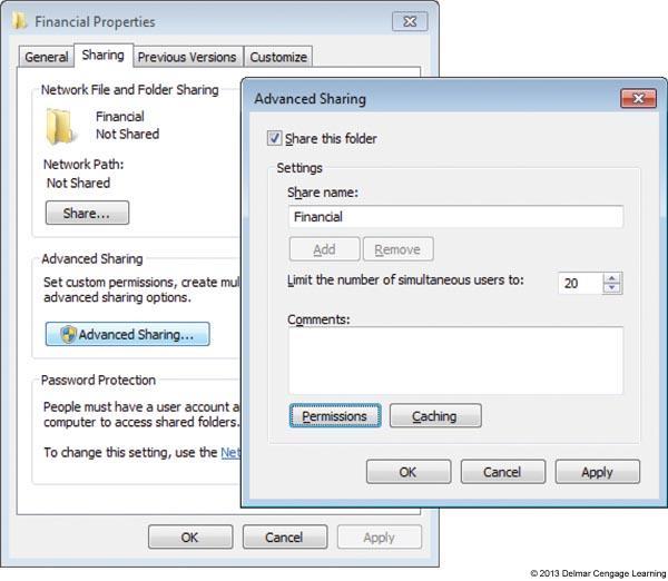 How to Share Folders and Files How to Use Share Permission For NTFS volume, use NTFS permission