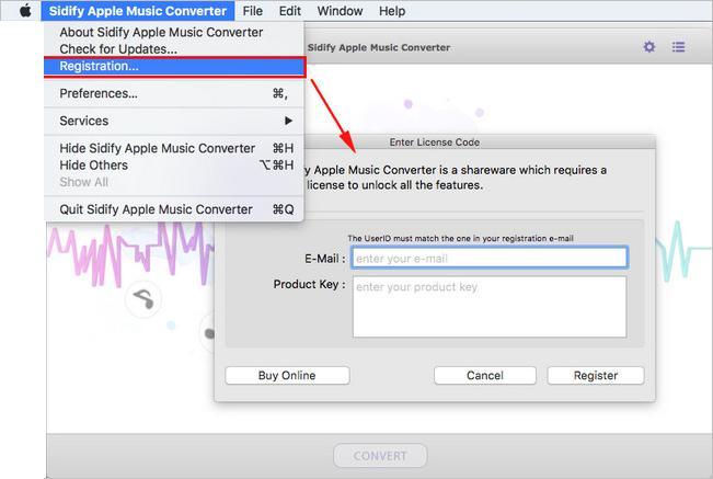 Purchase License Register Sidify Apple Music Converter Purchase & Registration Purchase Sidify Apple Music Converter for Mac Tip: To buy a license key of Sidify Apple Music Converter for Mac at $39.