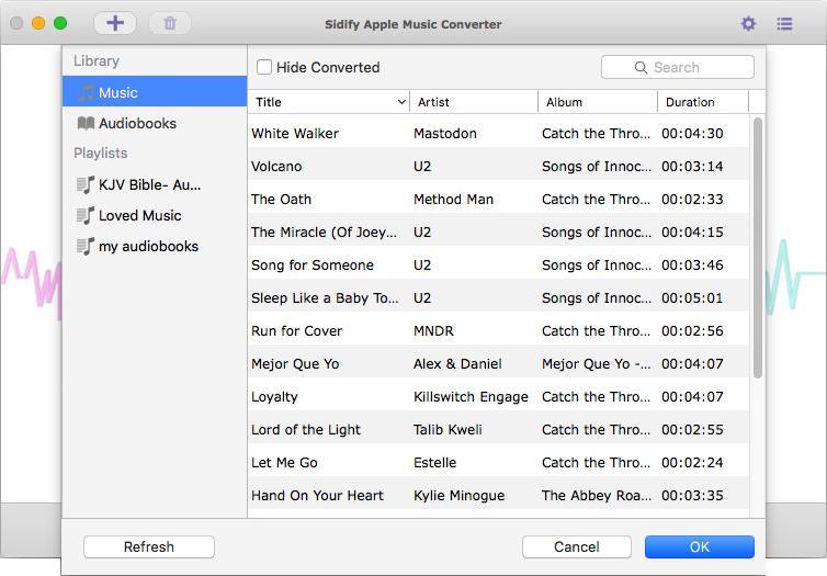 Import Apple Music Delete Music Files Choose Output Format Customize Output Path Start Converting Music Check Conversion History Tutorials Impor t Apple Music Step 1: Click on the upper left or Click