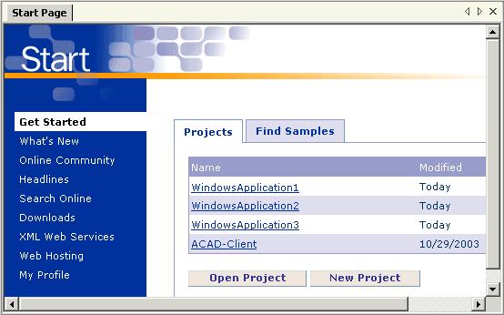 Building a.net Application A VB.NET Example To demonstrate how to use.net with AutoCAD, the following example shows how to build a VB.
