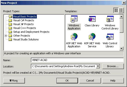 NET to display the Start Page. 2. On the Start Page, click New Project to display the New Project dialog box. 3.