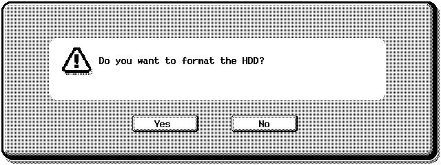 Administrator Operations 13 A message will appear that confirms whether the HDD may be formatted or not. Touch [Yes].