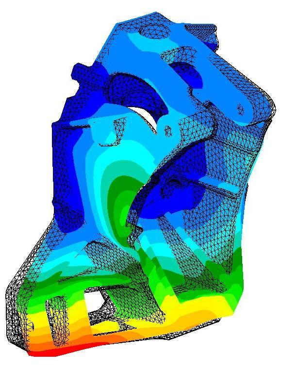 Non-optimized structure Optimized structure Figure 4-42 - Displacement output
