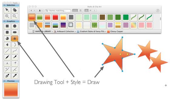 To Open the Tools Palette: Do one of the following: Click the Tools icon on the toolbar. Choose Window > Tools from the main menu.