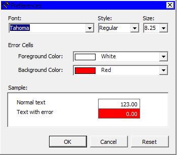 Changing Report Colors You can customize the colors that NAPIS SRT uses in error messages from within any opened report. To change the colors used in error messages 1.