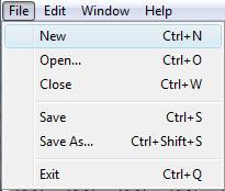 Save/Open Settings to File Using the File menu, you can save the current settings to a file.