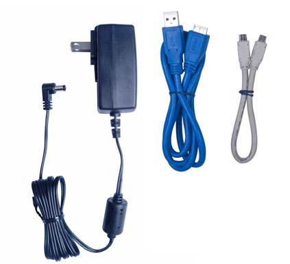 items: - CY6 DVK board - -V/-A AC-DC power adapter with four types of plugs - USB.0 standard-a to micro-b cable - USB.
