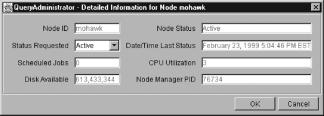 Node Administration This section describes the procedures for listing nodes and changing node status. Listing All Nodes Use the following procedure to list all nodes: 1.