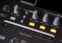Four-channel deck control helps DJs exploit the full potential of the software.