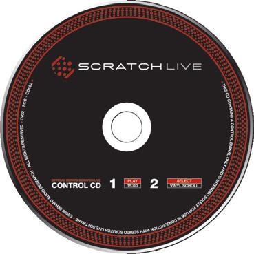 The offline player is available when Scratch Live hardware is not connected, and outputs through the current default audio device.