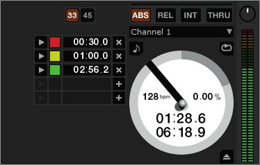 Absolute Mode Relative Mode Scratch Live Modes Scratch Live has three different modes of operation. You can switch between these modes by clicking the mode buttons near each Virtual Deck.