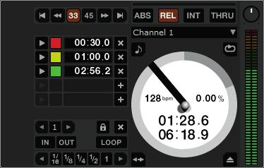 (The THRU button on the left Virtual Deck for the left channel, and vice versa.) This will change the state of the channels to THRU mode, sending audio direct from the SL 4 inputs to your mixer.