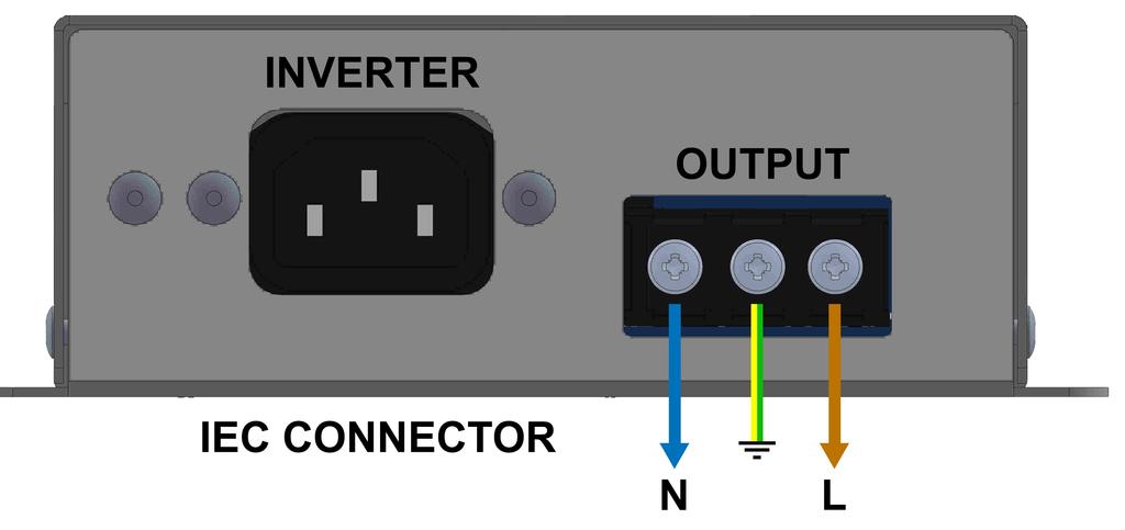 3. INSTALLATION: Install the device, as shown in the following photos, respecting the following caption: N (color blue connection) = Neutral L (color