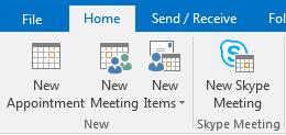 Schedule a Phone Conference or Skype for Business Meeting A Skype for Business add on is installed in Outlook that allows you to invite others to a phone conference or Skype for Business meeting.