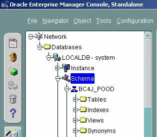 Nüüd on loodud Oracle andmebaasi kasutajanimeline skeemi objekt (Schema object) (vt. Joonis 7). Kasutajale antud talle vajalikud õigused ja ühendatud ta andmebaasi.